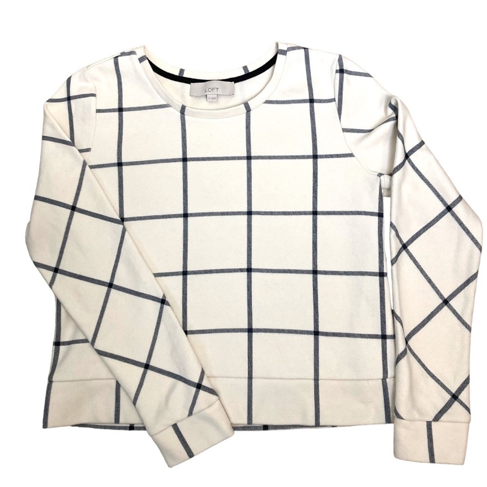 Loft - Cropped Top - Long Sleeves - Size M